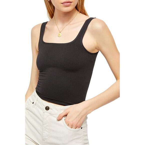 BDG URBAN OUTFITTERS Imogen Tank Top in Black Size Large - Picture 1 of 4